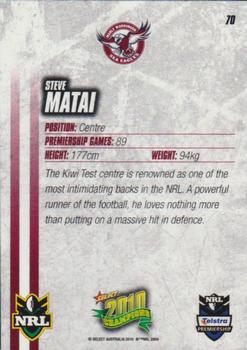 2010 NRL Champions #070 Steve Matai Back